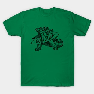 Dinosaur Surfing T-Shirt